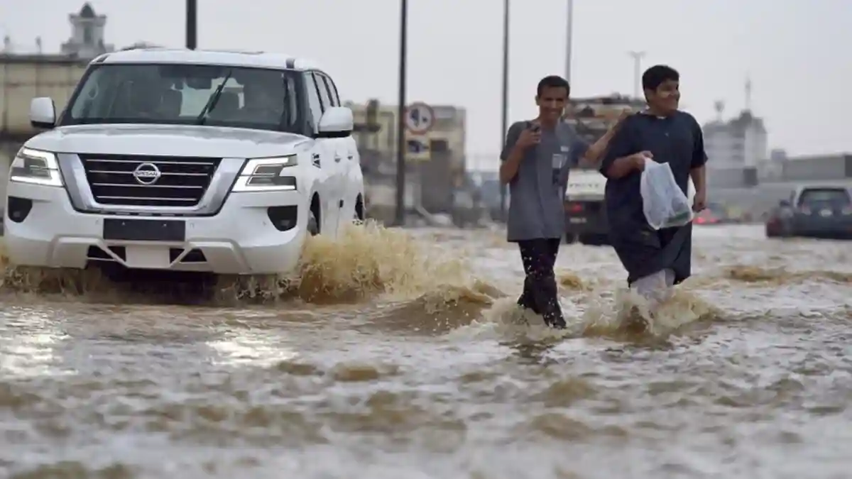 حالة ماطرة على اعظم مناطق المملكة 