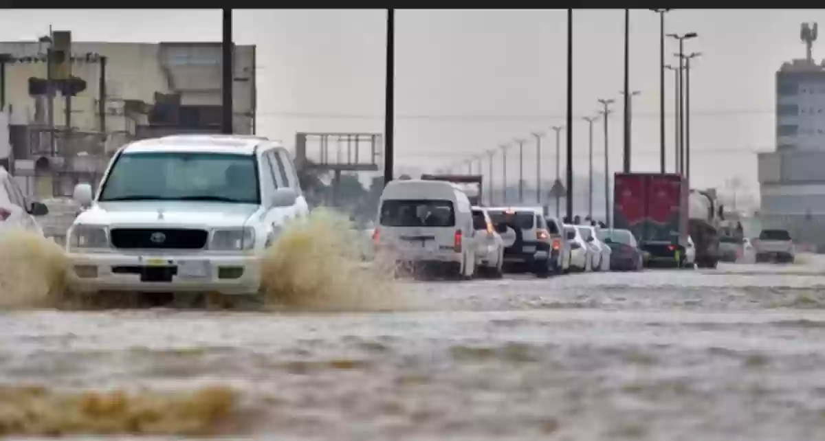 أمطار غزيرة على انحاء من المملكة